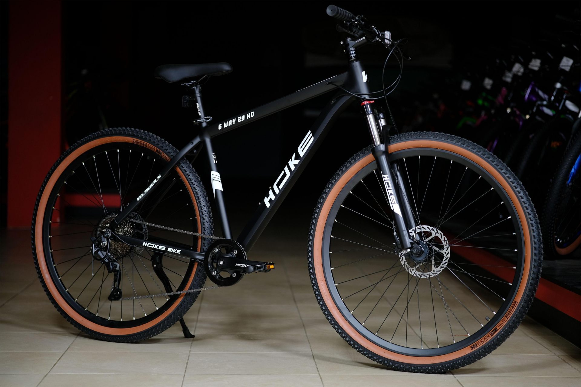 Велосипед HOKE 6 Way Deore 29 HD матовый чёрный 21