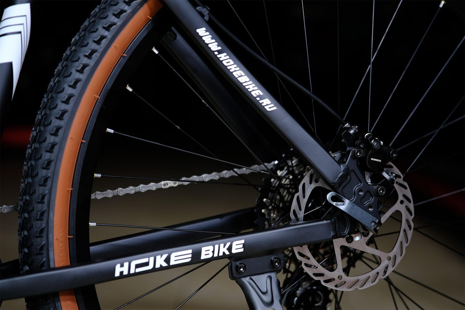 Тормоз Shimano MT200 гидравлический HOKE 6 Way Deore 29 HD матовый чёрный 21